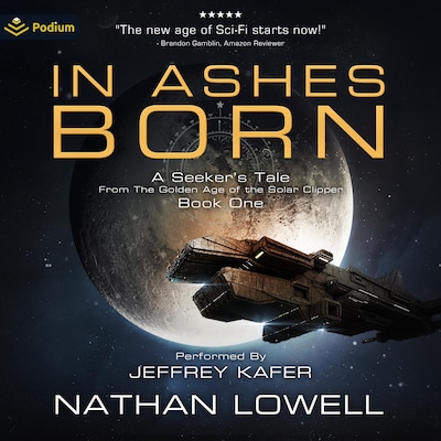 In Ashes Born – omslag til lydbogen af Nathan Lowell
