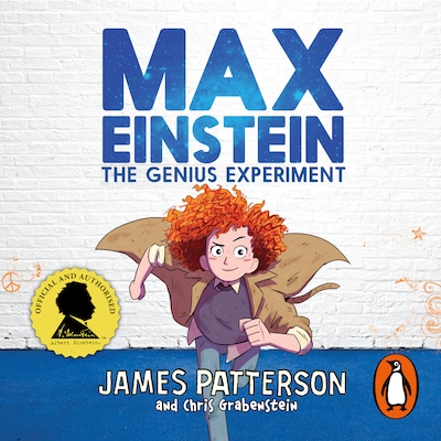 Max Einstein: The Genius Experiment – omslag til lydbogen af James Patterson