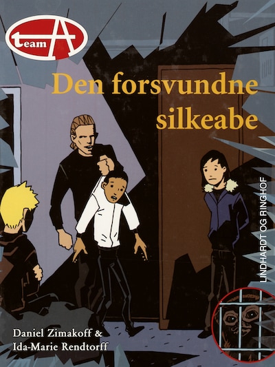 Den forsvundne silkeabe – omslag til lydbogen af Daniel Zimakoff, Ida-Marie Rendtorff