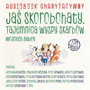 Jaś Skorobohaty. Tajemnica wyspy skarbów – okładka audiobooka, autor Wojciech Bablok