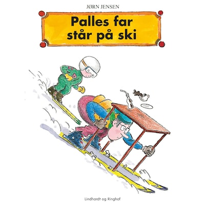 Palles far står på ski – omslag til lydbogen af Jørn Jensen