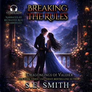 Breaking the Rules: A Dragonlings of Valdier Adventure – omslag till ljudboken av S.E. Smith