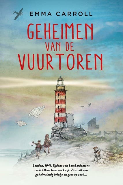 Geheimen van de vuurtoren – omslag van het luisterboek van Emma Carroll
