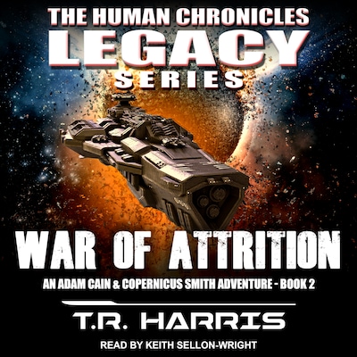 War of Attrition – omslag til lydbogen af T.R. Harris