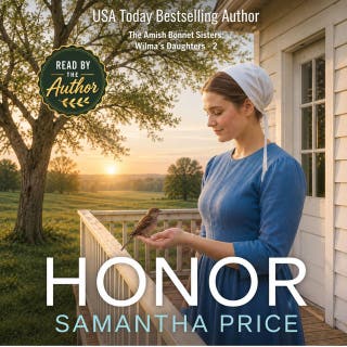 Honor: Amish family saga – omslag till ljudboken av Samantha Price
