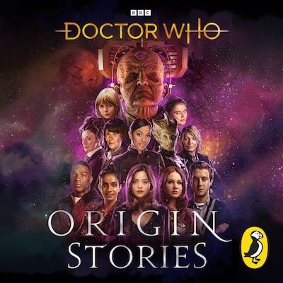 Doctor Who: Origin Stories – omslag til lydbogen af Doctor Who