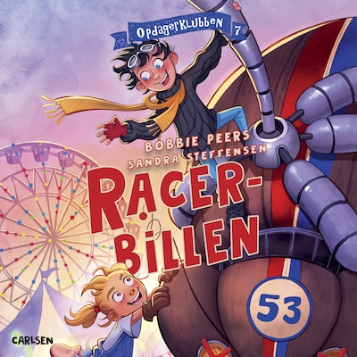 Opdagerklubben (7) - Racerbillen – omslag til lydbogen af Bobbie Peers