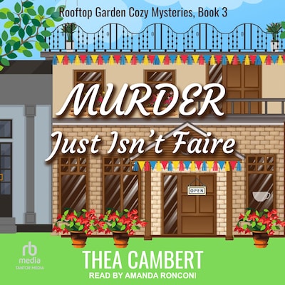 Murder Just Isn't Faire – omslag til lydbogen af Thea Cambert