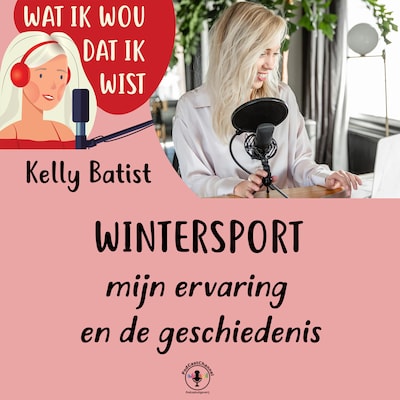 Wintersport – omslag van het luisterboek van Kelly Batist