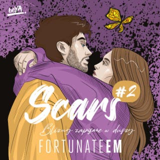 Scars #2. Blizny zapisane w duszy – okładka audiobooka, autor FortunateEm