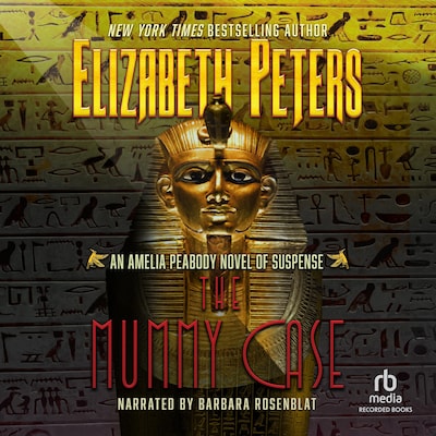 The Mummy Case – omslag til lydbogen af Elizabeth Peters