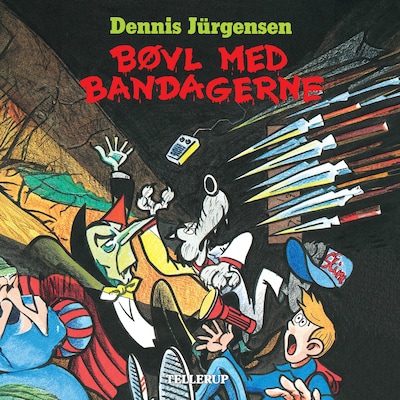 Freddy-serien #5: Bøvl med bandagerne – omslag til lydbogen af Dennis Jürgensen