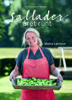Sallader året runt – omslag till ljudboken av Mette Løvbom