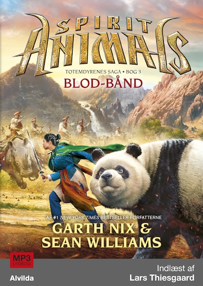 Spirit Animals 3: Blod-bånd – omslag til lydbogen af Garth Nix, Sean Williams