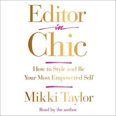 Editor in Chic – omslag til lydbogen af Mikki Taylor