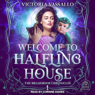 Welcome to Halfling House – omslag til lydbogen af Victoria Vassallo