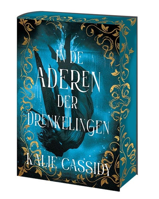 In de aderen der drenkelingen – omslag van het luisterboek van Kalie Cassidy