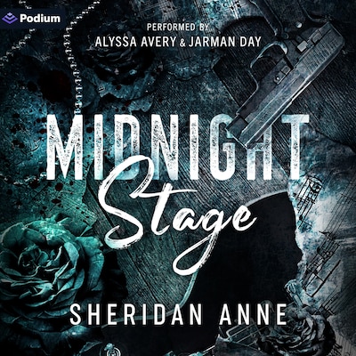 Midnight Stage – omslag til lydbogen af Sheridan Anne