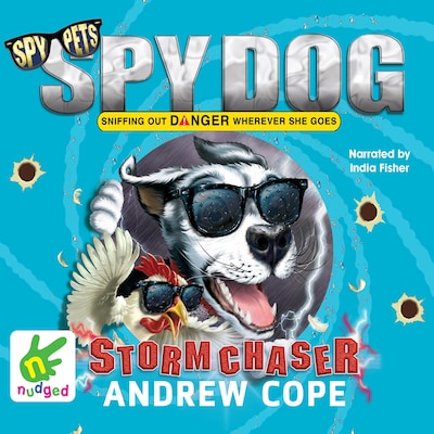 Spy Dog: Stormchaser – omslag til lydbogen af Andrew Cope