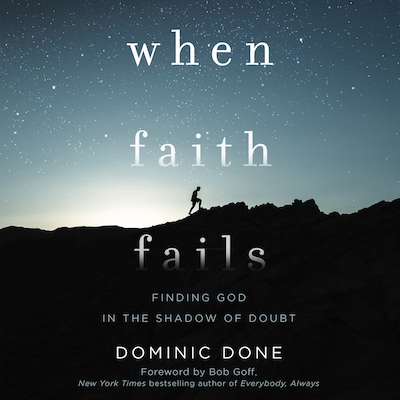 When Faith Fails – omslag til lydbogen af Dominic Done