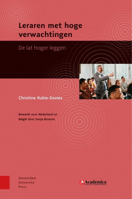 Leraren met hoge verwachtingen: De lat hoger leggen – omslag van het luisterboek van Christine Rubie-Davies