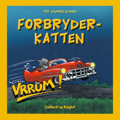 Forbryderkatten – omslag til lydbogen af Per Gammelgaard