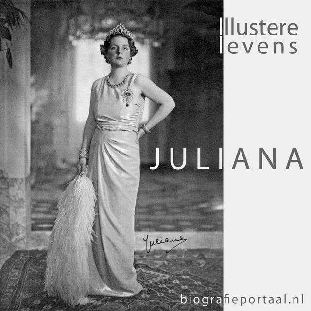 Juliana – omslag van het luisterboek van Biografieportaal.nl