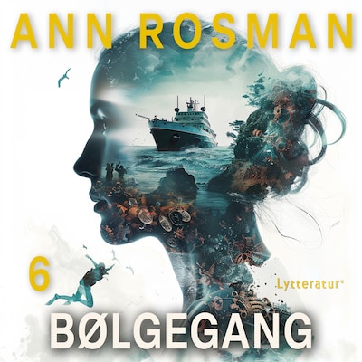 Bølgegang – omslag til lydbogen af Ann Rosman