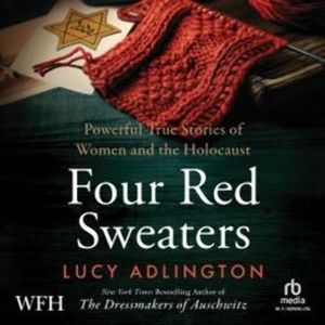 Four Red Sweaters – okładka audiobooka, autor Lucy Adlington