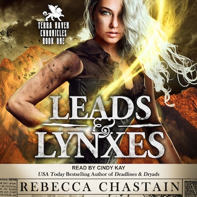 Leads & Lynxes – omslag til lydbogen af Rebecca Chastain