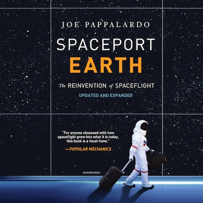 Spaceport Earth – omslag til lydbogen af Joe Pappalardo