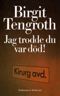 Jag trodde du var död! – omslag till ljudboken av Birgit Tengroth