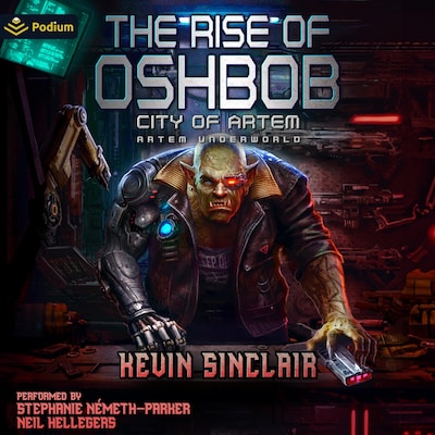 The Rise of Oshbob – omslag til lydbogen af Kevin Sinclair