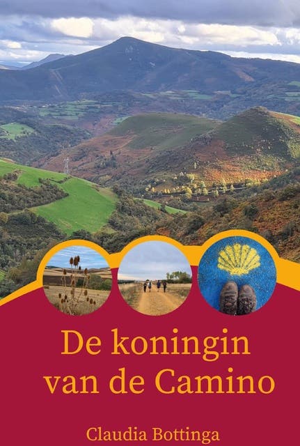 De Koningin van de Camino – omslag van het luisterboek van Claudia Bottinga