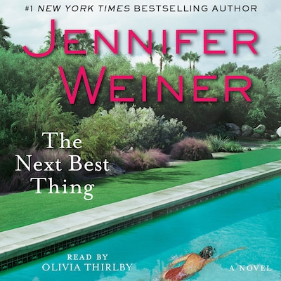 The Next Best Thing – omslag til lydbogen af Jennifer Weiner