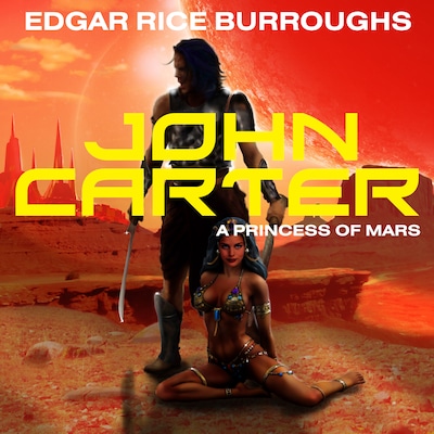 John Carter in A Princess of Mars – omslag til lydbogen af Edgar Rice Burroughs