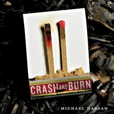 Crash and Burn – omslag til lydbogen af Michael Hassan