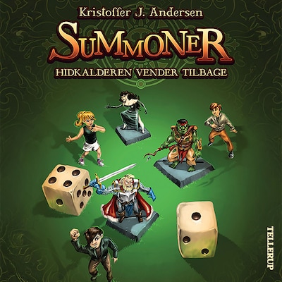 Summoner #2: Hidkalderen vender tilbage – omslag til lydbogen af Kristoffer J. Andersen