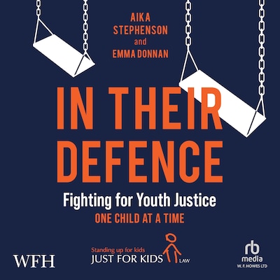 In Their Defence – omslag til lydbogen af Aika Stephenson