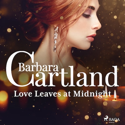 Love Leaves at Midnight – omslag til lydbogen af Barbara Cartland