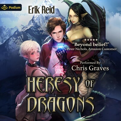 Heresy of Dragons – omslag til lydbogen af Erik Reid