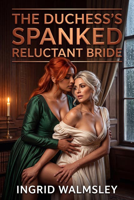The Duchess's Spanked Reluctant Bride: Lesbian Regency Erotic Corporal Discipline Romance – omslag til lydbogen af Ingrid Walmsley