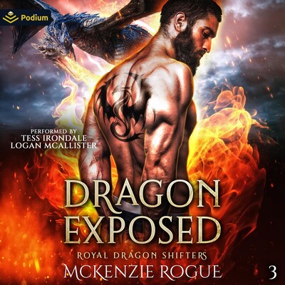 Dragon Exposed – omslag til lydbogen af McKenzie Rogue