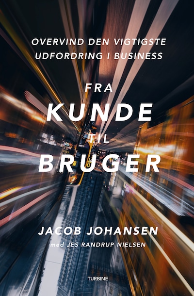 Fra kunde til bruger – omslag til lydbogen af Jacob Johansen