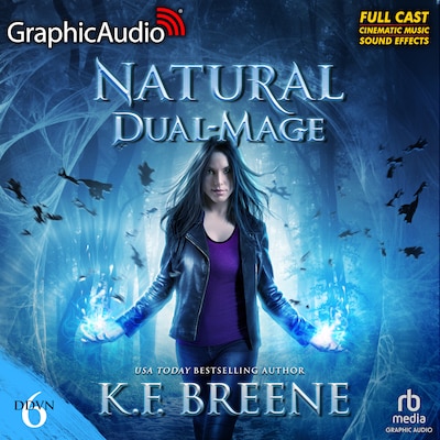 Natural Dual-Mage (Magical Mayhem Trilogy 3) [Dramatized Adaptation] – omslag til lydbogen af K.F. Breene