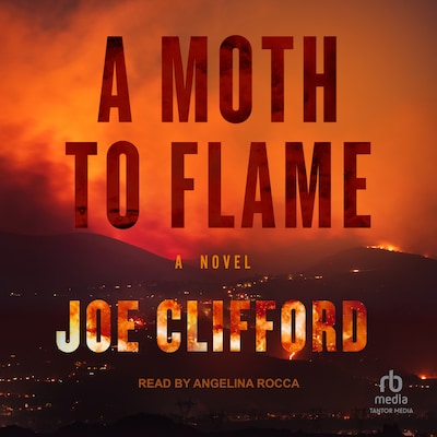 A Moth to Flame – omslag til lydbogen af Joe Clifford