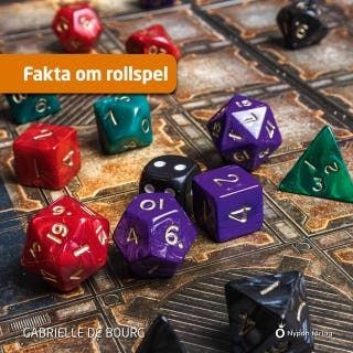 Fakta om rollspel – omslag till ljudboken av Gabrielle de Bourg-Wetterlund
