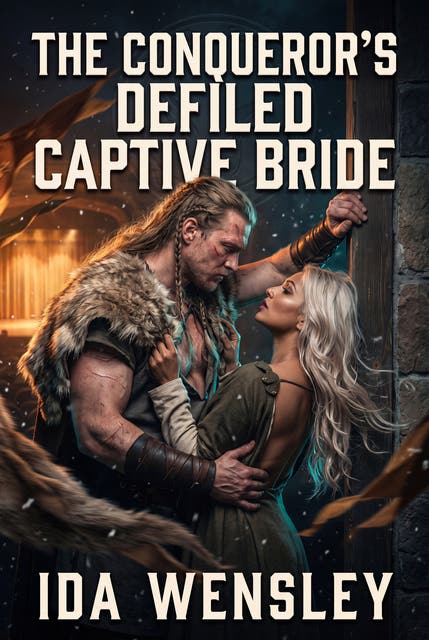 The Conqueror's Defiled Captive Bride: Norse Ravishment Breeding Degradation Romance – omslag til lydbogen af Ida Wensley