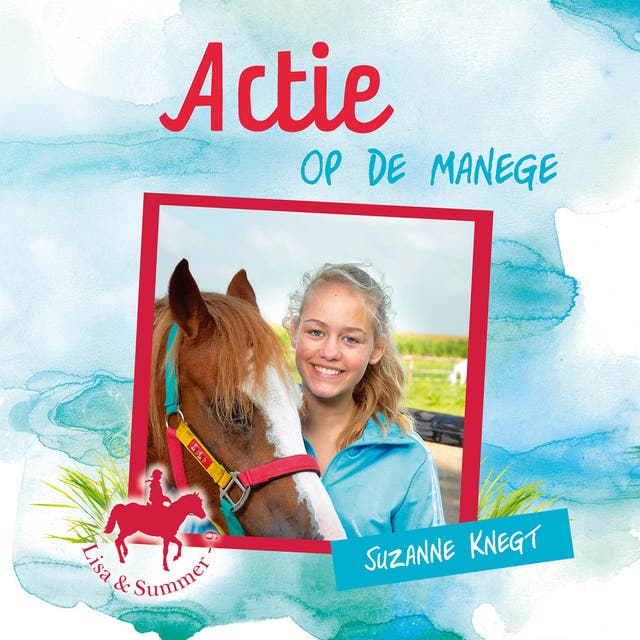 Actie op de manege – omslag van het luisterboek van Suzanne Knegt