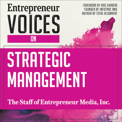 Entrepreneur Voices on Strategic Management – omslag til lydbogen af The Staff of Entrepreneur Media